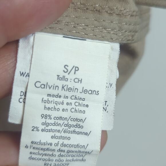 Gorpcore Utility Khaki Cargo Mid Trench Style Jacket Women's Size Small - Picture 10 of 12